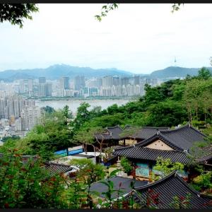 한강,남산, 북한산이 보이는 달마사(達摩寺)