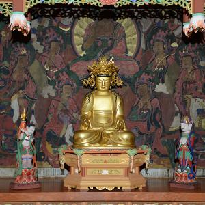 조선 후기 관음보살삼존상 「서울 흥천사 목조관음보살삼존상」 보물 지정 예고